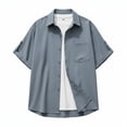 thumbnail image 6 of Qiyinn Men's Cool Summer Casual Adjustable Sleeve Length Shirt T-shirt, 6 of 7