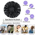 thumbnail image 3 of Yoyauz Satin Hat Sleep Hair Cap - Silk Hat, Suitable For Various Hairstyles, Equipped With Elastic Soft Band For Hair Care, 3 of 6