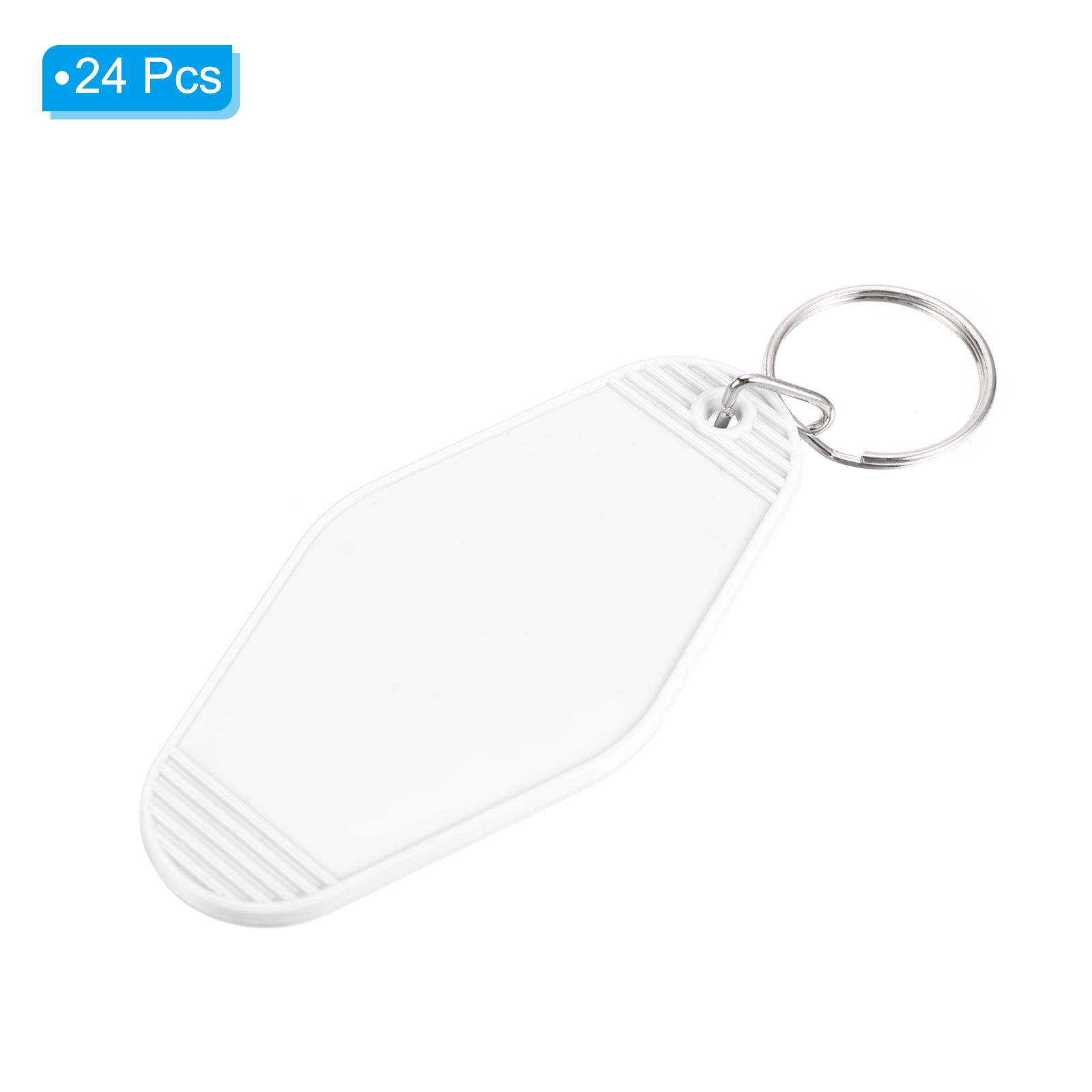 Unique Bargains Vintage Motel Keychain Hotel Keychains Key Tags White