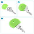 thumbnail image 5 of Uxcell Key Cap Cover Semicircle Key Identifier Tags for Identifying Keys Coding, Bright Green 20 Pack, 5 of 6