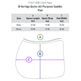 thumbnail image 6 of B Vertigo Quinn All Purpose Saddle Pad, 6 of 6