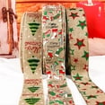 thumbnail image 2 of Yuarrent Cinta de Navidad, artesanía reutilizable, correa de embalaje de Navidad, embalaje doméstico, ambientes festivos, decoración artesanal Kits de decoración para fiestas Tipo 1 Yuarrent HA070112-01, 2 of 6
