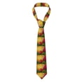 thumbnail image 1 of Balery Rose Psychedelic Corbata Clásica de Seda para Hombre, Corbata Tejida Jacquard, Corbatas Formales para Negocios y Bodas, 1 of 7