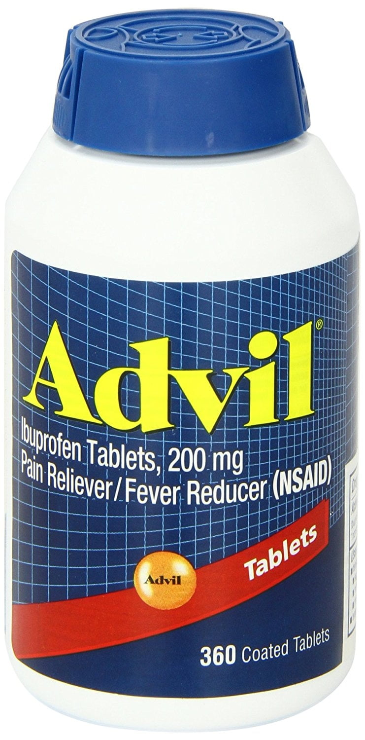 Advil Pain Reliever / Fever Reducer, 200mg (360 Tablets)