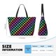 thumbnail image 4 of Fotbe Rainbow Hearts Bolsa de Viaje para Playa - Resistente al Agua, Bolsa Tote de Gran Capacidad y Ligera con 7 Bolsillos para Mujeres y Hombres, 4 of 7