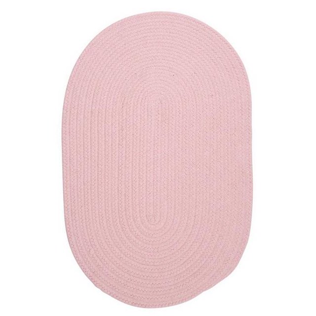 Colonial Mills Rug WL20R036X060 Bristol - Blush Pink 3 ft. x 5 ft. Braided Rug