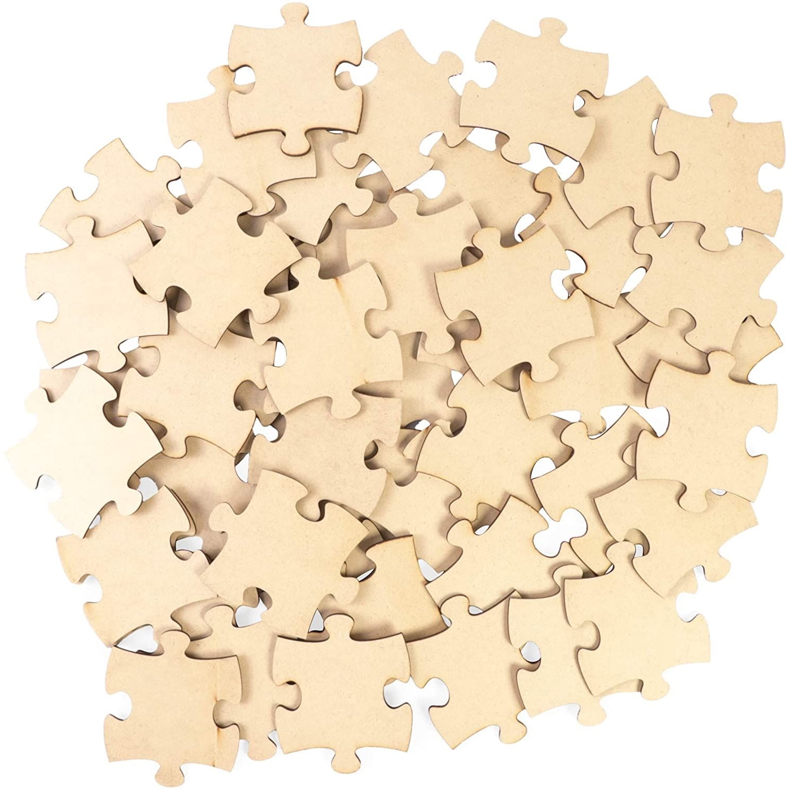 Wooden Ply Jigsaw Puzzle Pieces Engraved with Letters and Numbers of your Choice 