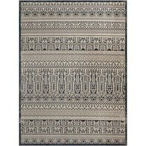 Jill Zarin Uptown Collection Area Rug - Cloisters (9' x 12' Rectangle Blue/Ivory)