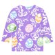 thumbnail image 4 of Blusas y camisas de cuello redondo y manga larga para niños, blusas/camisas de poliéster con estampado de corazones, mangas 3/4 y cuello redondo, elegantes e informales., 4 of 5