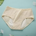 thumbnail image 2 of FAIWAD Womens Mesh High Waisted Briefs Comfy Breathable Panties Seamless Hipster Cotton Crotch Briefs, 2 of 3