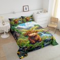 thumbnail image 4 of Erosebridal Cute Cow Comforter Sets Full Size, Lodge Cabin Comforters & Duvets, Rustic Animal Decor, Reversible 3 Pieces, 4 of 8
