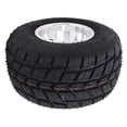 thumbnail image 1 of 10x4 50 5 Front Rim Wheel Tire, Anti Impact ATV Tires Excellent Grip Robust 4PR Structure  for Go Kart, 1 of 7