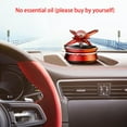 thumbnail image 1 of Car Air Freshener Solar Energy Rotating Car Perfume, Car Scent for Car Diffuser C-Red, 1 of 8