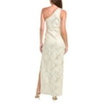 thumbnail image 2 of Aidan Mattox womens  Jacquard Column Dress, 2, White, 2 of 4