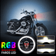 thumbnail image 2 of 7'' Faro Led Universal Refacciones Moto Rgb Ojo De Angel, 2 of 5