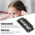 thumbnail image 4 of Hair Extension Clips, Hair Clips Safe To Use Black Strong 100Pcs Stainless Steel  For DIY, 4 of 8