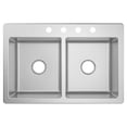 thumbnail image 2 of Moen GS202684 2000 Series 33" Drop In Double Basin Stainless Steel Kitchen Sink -, 2 of 4