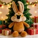 thumbnail image 4 of Peluche de lobo con cola grande | Peluche realista con cola extragrande | Muñeco de lobo suave y tierno para niños | Regalo reconfortante para la hora de dormir | Compañero de juego imaginativo, 4 of 5