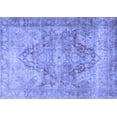 thumbnail image 1 of Ahgly Company Indoor Rectangle Persian Blue Traditional Area Rugs, 5' x 8', 1 of 4