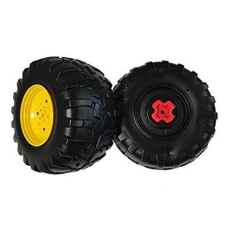 Peg Perego IAKB0534 John Deere Gator Hpx Rear Wheels Ride On Pack of 2 Black Walmart