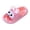 Pink, variant on Kids Slide Sandals Cute Bunny Water Shoes Non Pool Sliders Comfortable (Purple 3.5-4 Years)