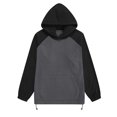 thumbnail image 3 of Wavsuf Mens Hooded Sweatshirts Pullover Black Tops Size M, 3 of 5