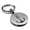 Silver, variant on Stainless Steel Religious Anchor Round Medallion Keychain Circle Ring