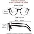 thumbnail image 6 of Blue Light Lightweight Glasses For Men Women | Blocking Glasses for Computer, Gaming, Reading | Anti UV, Anti Glare, Anti Eyestrain, Model A, Black, 6 of 6