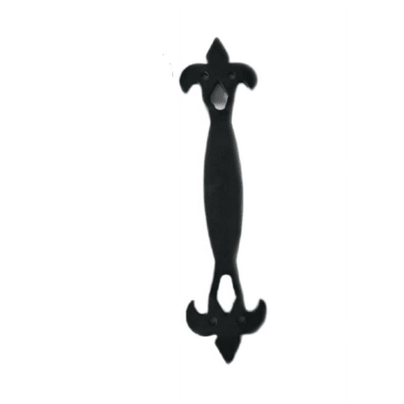 SHAR Barn door handle black horn wood door handle