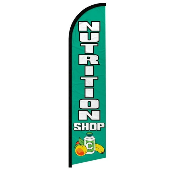 Nutrition Shop Windless Banner Flag