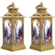thumbnail image 3 of velas navideñas, farol decorativo, lámpara de vela LED, farol de reno para mesa, farolillos colgantes, vela sin llama, farol navideño para interiores y exteriores, 3 of 5
