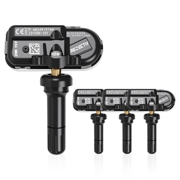 Sensor de Presión de Neumáticos RENECTIV 434 MHz Compatible con RAM y Jeep Cherokee 2014-2022 juego