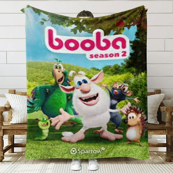 Booba Anti Pilling Flannel Blanket Gifts for Fans Lover Girls Boys Women Present Hoodie Him Bed 60"x80"