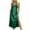 Green, variant on Silk Nightgown for Women Lace Trim V Neck Cami Nightshirt Elegant Side Slit Spaghetti Strap Nightdress
