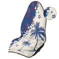 thumbnail image 4 of KUIFORTI Patriotic Palm Print Waterproof Towel Car Seat Cover , Washable Non-Slip Post-Gym and Swimming Seat Protector, Compatible with Cars, SUVs, and Trucks, 4 of 7