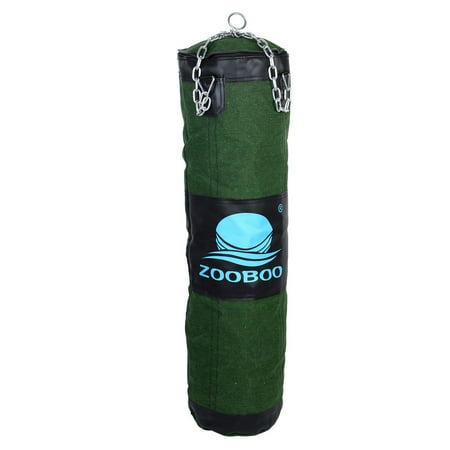 Zooboo Authorized Boxing Fitness Heavy Punching Bag Army Green 100cm Zooboo Authorized Boxing Fitness Heavy Punching Bag Army Green 100cm Height