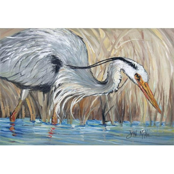 Blue Heron In The Reeds Fabric Placemat