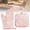 Pink, variant on Thick Heat Resistant Oven Mitts - Kitchen BBQ Gloves - Silicone Non Slip Pot Holder - Microwave Safe - Cooking Baking Accessories - Blue