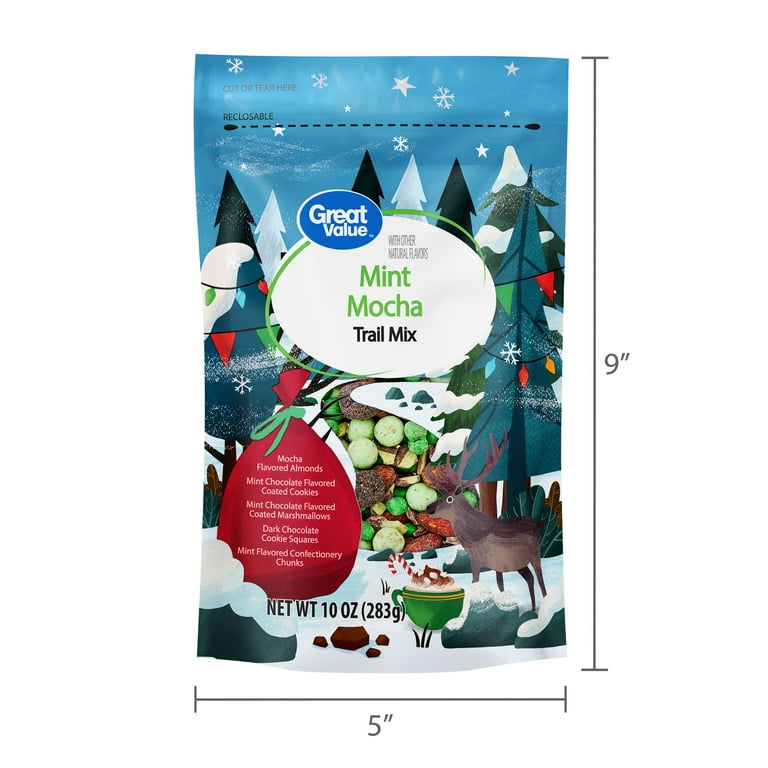 Great Value Mint Mocha Trail Mix, 10 oz - Walmart.com