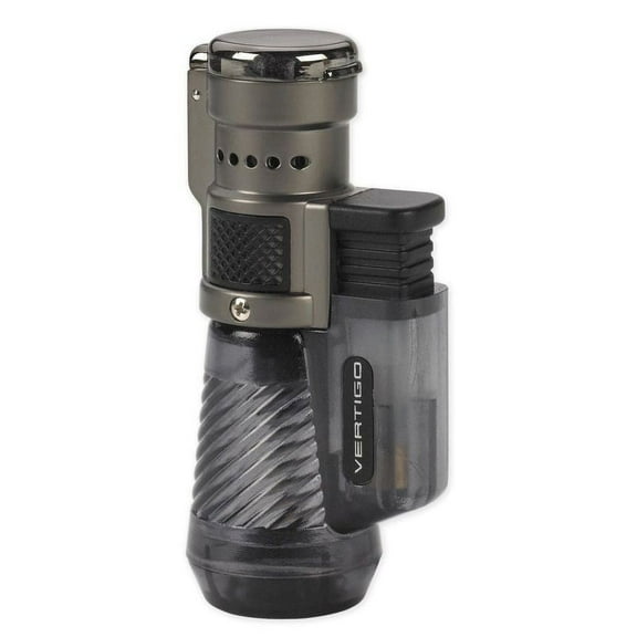Vertigo Cyclone Triple Torch Lighter - Charcoal