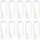 thumbnail image 1 of 1 caja de 16 pares de ganchos para pendientes chapados en plata de ley 925, ganchos franceses, alambres para pendientes, metal, latón, platino, anzuelo con aros, accesorios para pendientes., 1 of 7