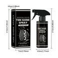 thumbnail image 3 of Wheel & Tire Gloss Spray 120ML – Car, Truck, SUV, RV Tire Polish and Cleaning Coating Liquid, Restores Shine, Protects and Maintains Tire Appearance, 3 of 6