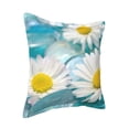 thumbnail image 2 of Bingfone Decorative Pillow Covers 18"X18" Daisy Flowers Couch Pillow Cases Modern Farmhouse Covers For Couch Sofa Bed, 2 of 9