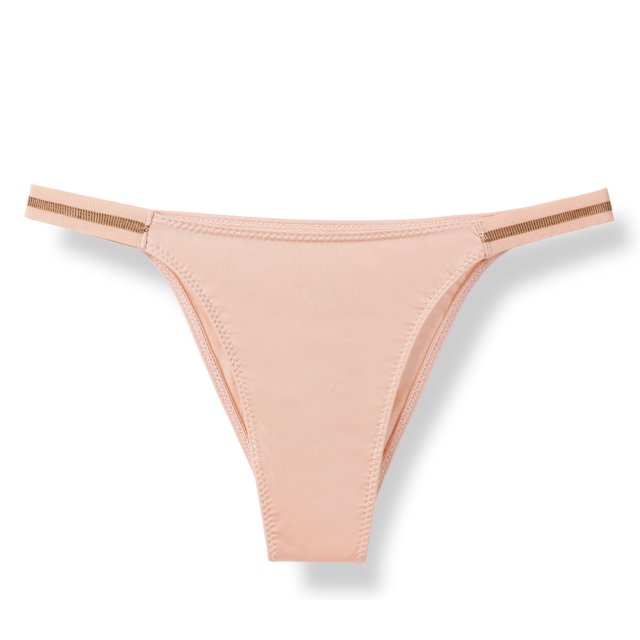 sous-Vêtements en Nylon pour Femmes, String Taille Basse Lingerie Transparente Culottes Aguichant