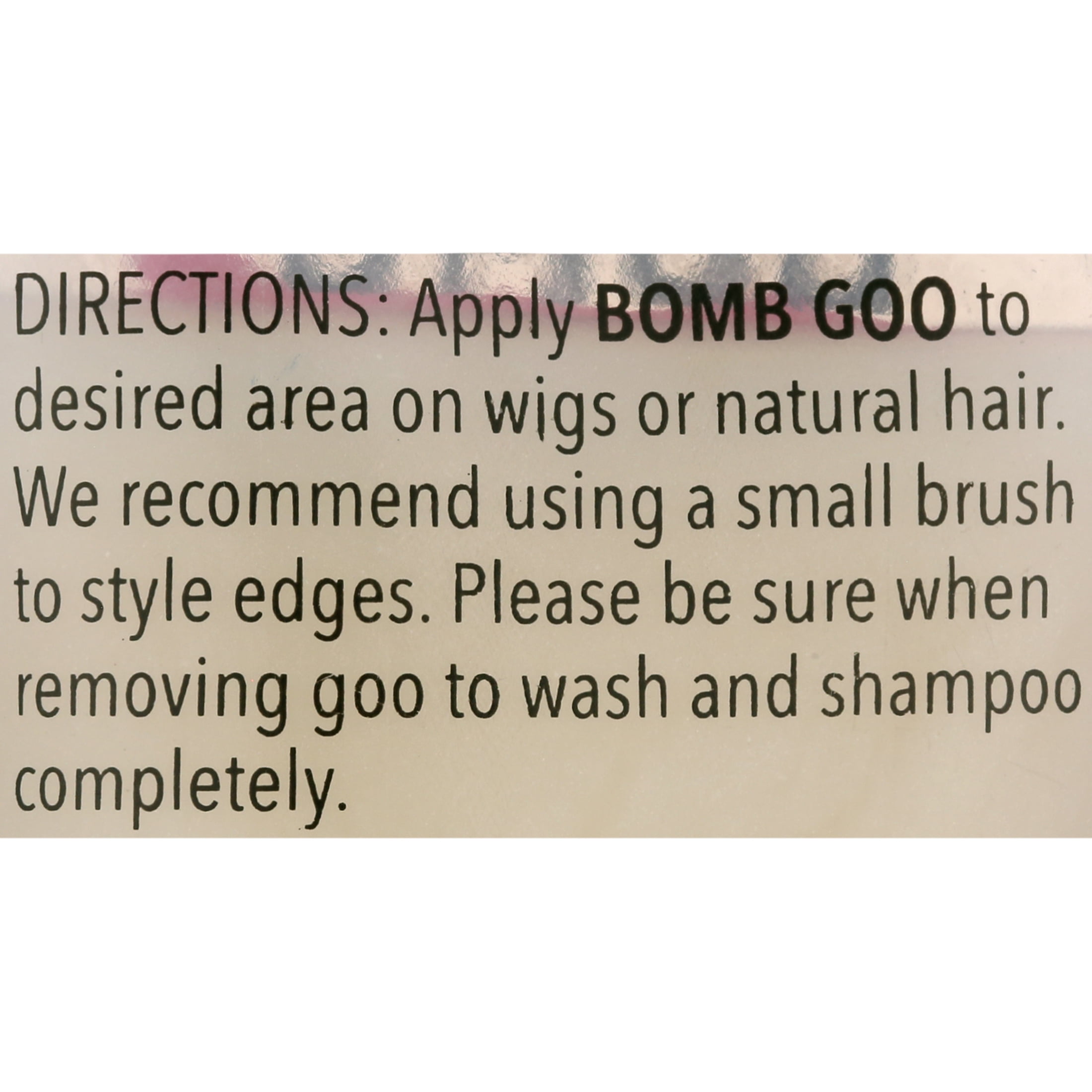 She Is Bomb Bomb Goo Gel, Hair Gel, 2.5 fl oz,  Frizz Control, All Hair Types