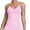 #458 Hot Pink, variant on Felirenzacia Women's Moist Wicking Halter Neck Camisoles, Pleates Front Heart Neckline Athletic Cropped Tank Top,Hot Pink,S