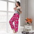 thumbnail image 5 of Pofeuu Butterfly Print Women's Fashion Pajama Pants with Pockets Comfy Drawstring Sleep Lounge Bottoms-Medium, 5 of 6