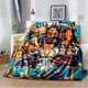 thumbnail image 5 of Manta de franela de fútbol superstar para adultos y niños, manta portátil para decoración de sofá y cama, regalo, l-leo, messi-i, 5 of 5