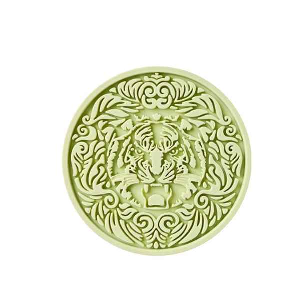 Inteprter Posavasos de silicona para botella, mantel individual lavable para taza, soporte para almohadilla, encimera reutilizable para cocina y Mostrada Verde Inteprter HA062945-01