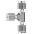 thumbnail image 1 of Conector de virola de compresión, Conector de virola de compresión Conector en T igual Conector de virola de acero inoxidable Funcionalidad inteligente, 1 of 14